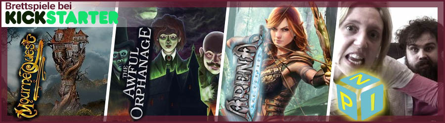 Brettspiele bei Kickstarter April 2018